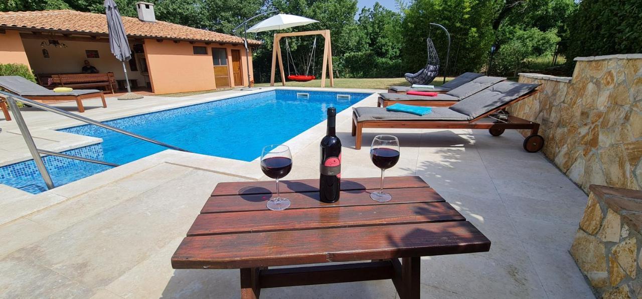 Sunny Garden Villa With Pool Loborika Εξωτερικό φωτογραφία